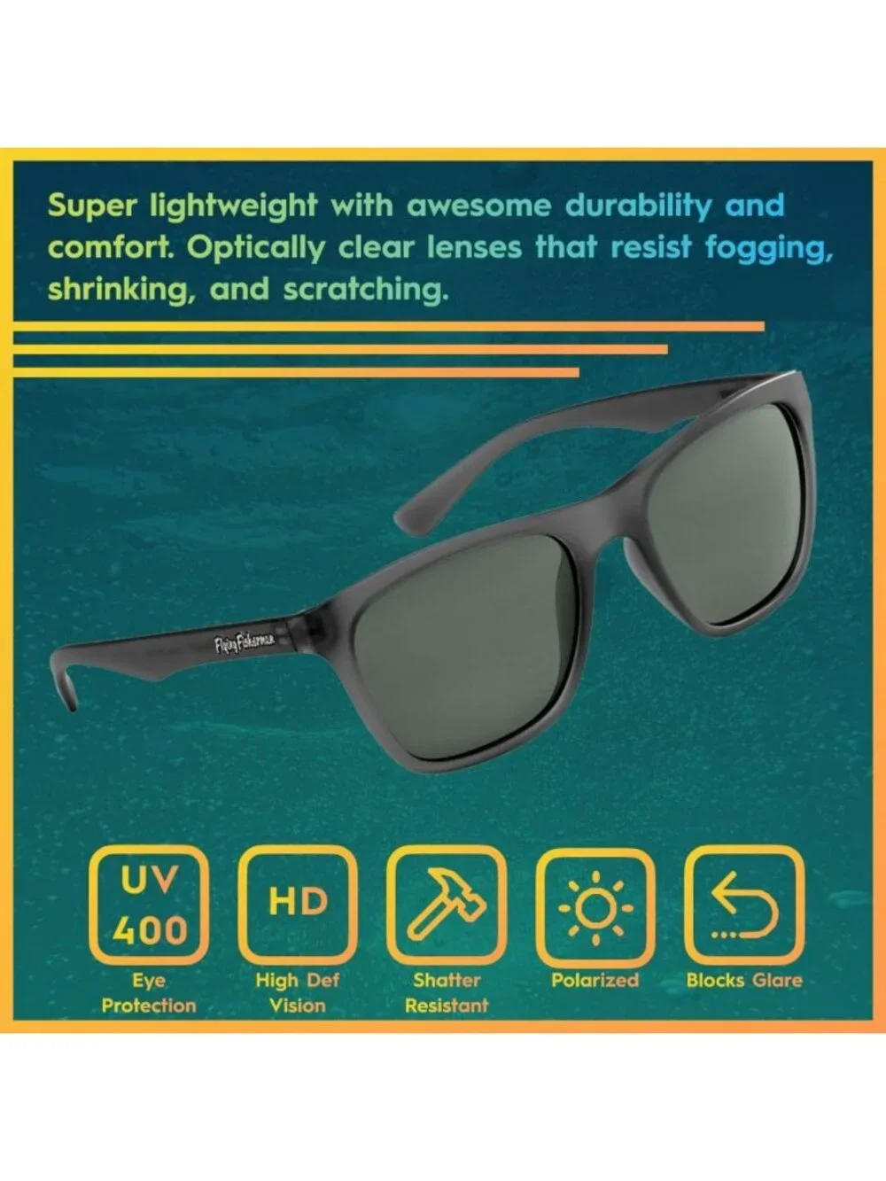 Polarized Fishing Sunglasses with UV Protection & AcuTint for Outdoor Sports